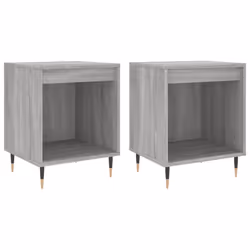 VidaXL 830713, Chêne, Métal, Bois, 400 mm, 350 mm, 500 mm, 2 pièce(s)