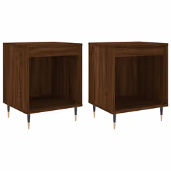 VidaXL 830715, Chêne, Métal, Bois, 400 mm, 350 mm, 500 mm, 2 pièce(s)
