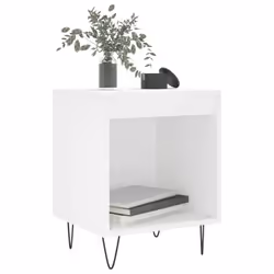VidaXL 830716 Table de nuit et table de chevet Blanc
