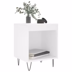 VidaXL 830717 Table de nuit et table de chevet Blanc