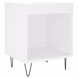 VidaXL 830717 Table de nuit et table de chevet Blanc - Vue supplémentaire 4