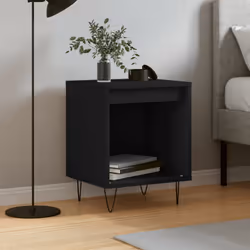 VidaXL 830719 Table de nuit et table de chevet Noir