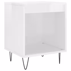 VidaXL 830720, Blanc, Métal, Bois, 400 mm, 350 mm, 500 mm, 1 pièce(s)