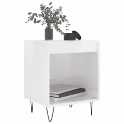 VidaXL 830721 Table de nuit et table de chevet Blanc