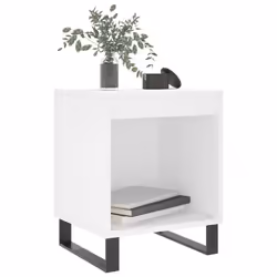 VidaXL 830732 Table de nuit et table de chevet Blanc