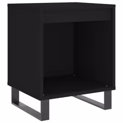 VidaXL 830735 Table de nuit et table de chevet Noir - Vue supplémentaire 4