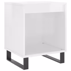 VidaXL 830736, Blanc, Métal, Bois, 400 mm, 350 mm, 500 mm, 1 pièce(s)