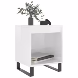 VidaXL 830736 Table de nuit et table de chevet Blanc