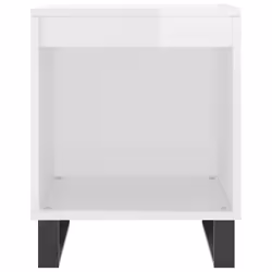 VidaXL 830737 Table de nuit et table de chevet Blanc - Vue supplémentaire 5