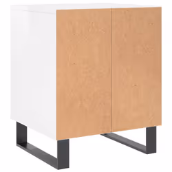 VidaXL 830737 Table de nuit et table de chevet Blanc - Vue supplémentaire 7