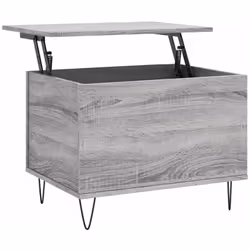 Ajoutez une touche d'élégance à votre salon avec cette élégante table basse. Design pratique à dessus relevable : le dessus d ...