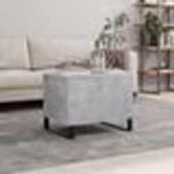 vidaXL Table basse Gris béton 60x44,5x45 cm Bois d'ingénierie