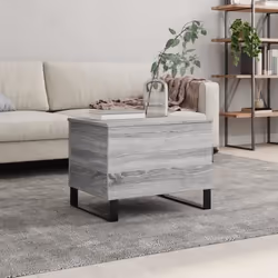 vidaXL Table basse Sonoma gris 60x44,5x45 cm Bois d'ingénierie