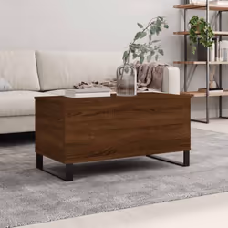 Ajoutez une touche d'élégance à votre salon avec cette élégante table basse. Design pratique à dessus relevable : le dessus d ...