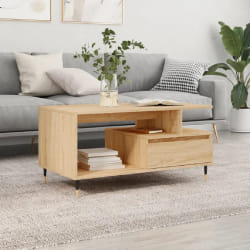 vidaxL Table basse Chêne sonoma