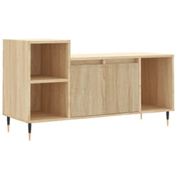 vidaXL Meuble TV Chêne sonoma 100x35x55 cm Bois d'ingénierie