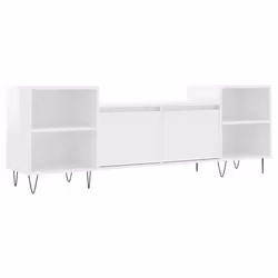 VidaXL 831342, Blanc, Métal, Bois, 1600 mm, 350 mm, 550 mm, 1 pièce(s)