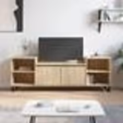 vidaXL Meuble TV Chêne sonoma 160x35x55 cm Bois d'ingénierie