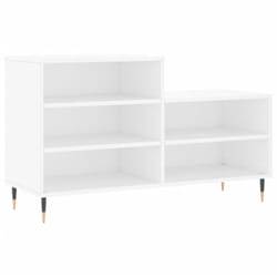 Vidaxl - Armoire à chaussures Blanc 102x36x60 cm Bois d'ingénierie