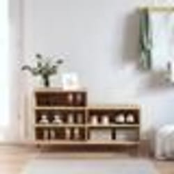 vidaXL Armoire à chaussures Chêne sonoma 102x36x60cm Bois d'ingénierie