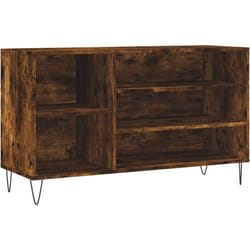 Vidaxl - Armoire à chaussures Chêne fumé 102x36x60 cm Bois d'ingénierie