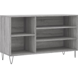 Vidaxl - Armoire à chaussures Sonoma gris 102x36x60 cm Bois d'ingénierie