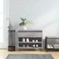 vidaXL Armoire à chaussures Sonoma gris 70x36x60 cm Bois d'ingénierie