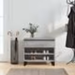vidaXL Armoire à chaussures Sonoma gris 70x36x60 cm Bois d'ingénierie