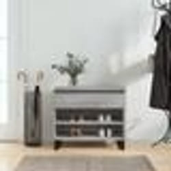 vidaXL Armoire à chaussures Sonoma gris 70x36x60 cm Bois d'ingénierie