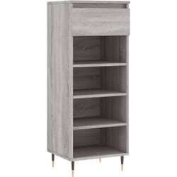 Armoire à chaussures Sonoma gris 40x36x105 cm Bois d'ingénierie vidaXL