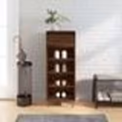 vidaXL Armoire à chaussures Chêne marron 40x36x105cm Bois d'ingénierie