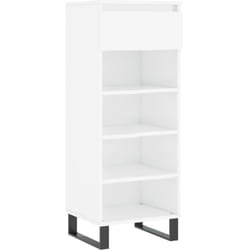 Armoire à chaussures Blanc brillant 40x36x105cm Bois ingénierie vidaXL