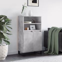 Cherchez-vous un buffet haut de gamme stylé ? Ce buffet haut ajoute un charme industriel à votre intérieur existant ! Matéria ...