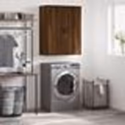 vidaXL Armoire murale chêne marron 69,5x34x90 cm bois d'ingénierie