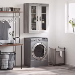 vidaXL Armoire murale sonoma gris 69,5x34x90 cm bois d'ingénierie