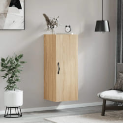 vidaXL Armoire murale chêne sonoma 34,5x34x90 cm bois d'ingénierie