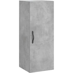 Armoire murale gris béton 34,5x34x90 cm bois d'ingénierie Vidaxl