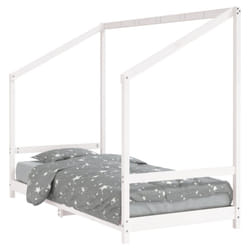 VidaXL 835704 Lit pour enfant Blanc Bois