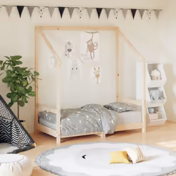 Créez la cachette ultime dans la chambre de vos enfants avec ce fantastique cadre de lit en bois pour enfants ! Matériau dura ...