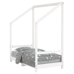 VidaXL 835707 Lit pour enfant Blanc Bois