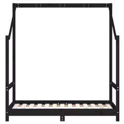 VidaXL 835708 Lit pour enfant Noir Bois - Vue supplémentaire 4