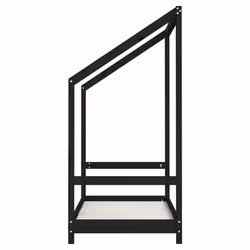 VidaXL 835708 Lit pour enfant Noir Bois - Vue supplémentaire 5