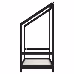 VidaXL 835711 Lit pour enfant Noir Bois - Vue supplémentaire 5