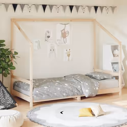 vidaXL Cadre de lit pour enfant 90x190 cm Bois de pin massif