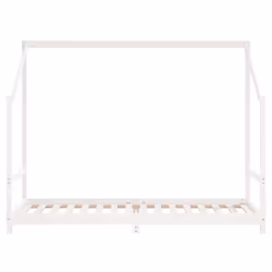 VidaXL 835713 Lit pour enfant Blanc Bois - Vue supplémentaire 4