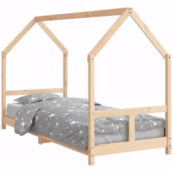 Créez la cachette ultime dans la chambre de vos enfants avec ce fantastique cadre de lit en bois pour enfants ! Matériau dura ...