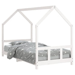 VidaXL 835719 Lit pour enfant Blanc Bois