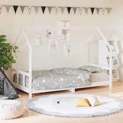 VidaXL 835719 Lit pour enfant Blanc Bois