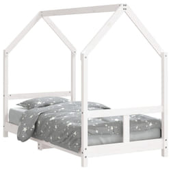 VidaXL 835725 Lit pour enfant Blanc Bois