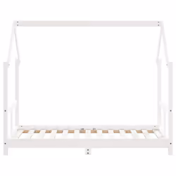 VidaXL 835725 Lit pour enfant Blanc Bois - Vue supplémentaire 4